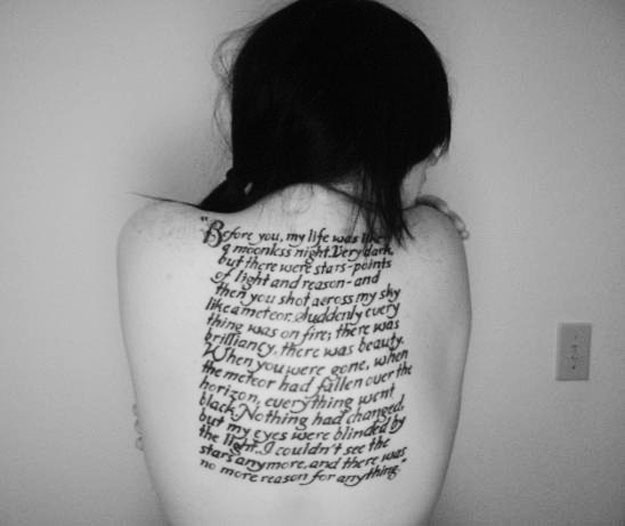 literary tattoo hacker fi3onacci extraordinary verses